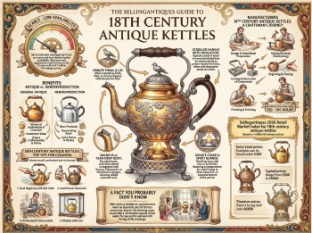 18th Century Antique Kettles Guide Infographic