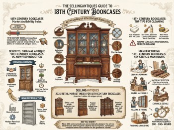 18th Century Bookcases Guide Infographic