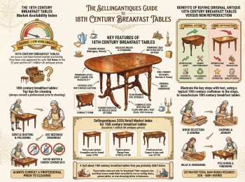 18th Century Breakfast Tables from 3 Shops