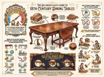 18th Century Dining Tables Guide Infographic