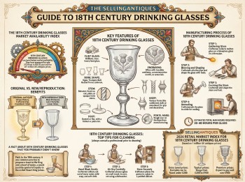 18th Century Drinking Glasses Guide Infographic