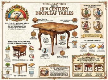 18th Century Dropleaf Tables Guide Infographic
