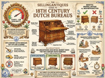 18th Century Dutch Bureaus Guide Infographic