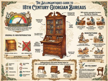 18th Century Georgian Bureaus Guide Infographic