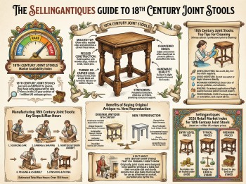 18th Century Joint Stools Guide Infographic