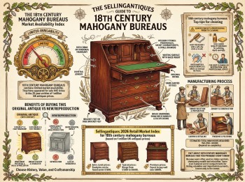 18th Century Mahogany Bureaus Guide Infographic