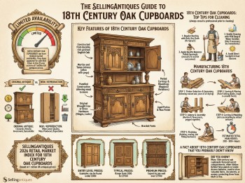 18th Century Oak Cupboards Guide Infographic