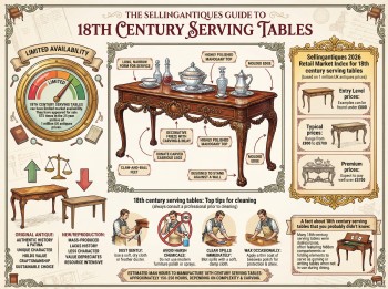 18th Century Serving Tables Guide Infographic