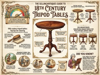 18th Century Tripod Tables Guide Infographic