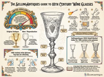 18th Century Wine Glasses Guide Infographic