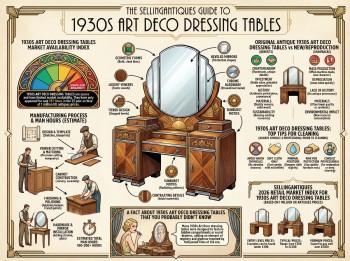1930s Art Deco Dressing Tables Guide Infographic
