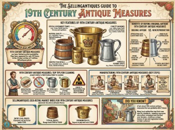 19th Century Antique Measures Guide Infographic