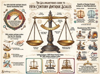 19th Century Antique Scales Guide Infographic