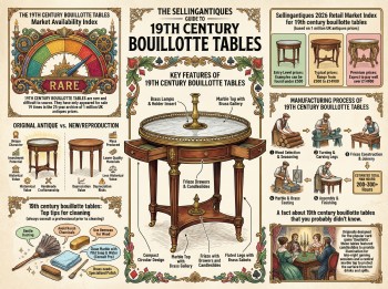 19th Century Bouillotte Tables Guide Infographic