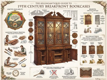 19th Century Breakfront Bookcases Guide Infographic