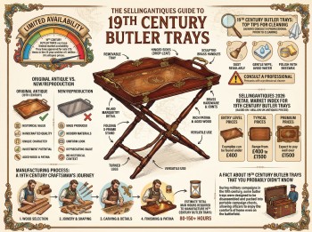 19th Century Butler Trays Guide Infographic