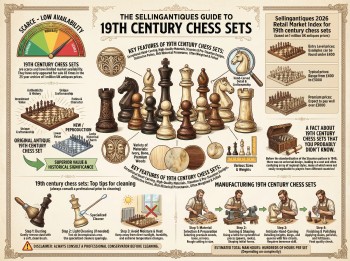 19th Century Chess Sets Guide Infographic