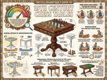19th Century Chess Tables Guide Infographic