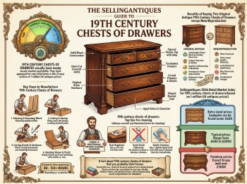 19th Century Chests Of Drawers Guide Infographic