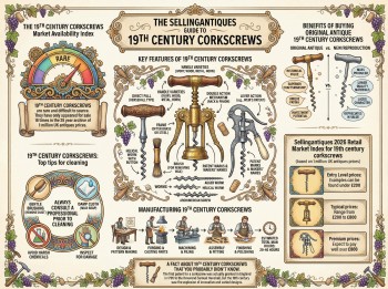19th Century Corkscrews Guide Infographic