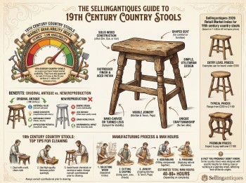 19th Century Country Stools Guide Infographic