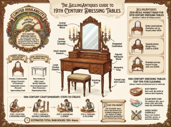 19th Century Dressing Tables Guide Infographic