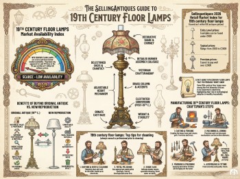 19th Century Floor Lamps Guide Infographic