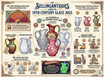 19th Century Glass Jugs Guide Infographic