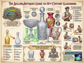 19th Century Glassware Guide Infographic