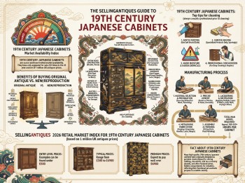19th Century Japanese Cabinets Guide Infographic