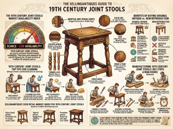 19th Century Joint Stools Guide Infographic
