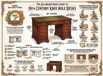 19th Century Knee Hole Desks Guide Infographic