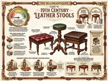 19th Century Leather Stools Guide Infographic