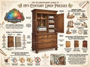 19th Century Linen Presses Guide Infographic
