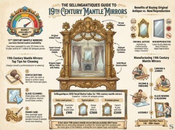19th Century Mantle Mirrors Guide Infographic
