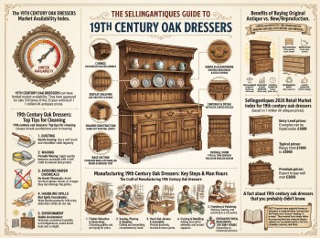 19th Century Oak Dressers Guide Infographic