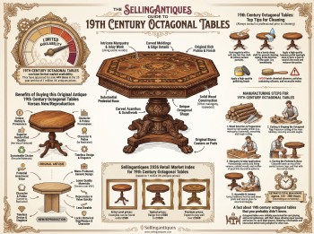 19th Century Octagonal Tables Guide Infographic
