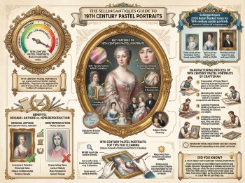 19th Century Pastel Portraits Guide Infographic
