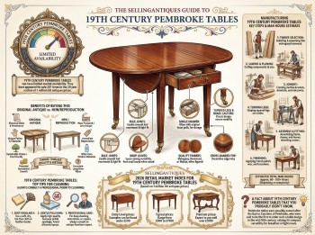 19th Century Pembroke Tables Guide Infographic