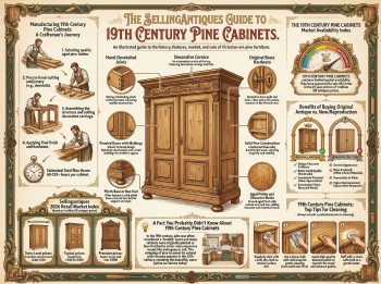 19th Century Pine Cabinets Guide Infographic