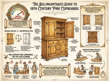 19th Century Pine Cupboards Guide Infographic