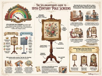 19th Century Pole Screens Guide Infographic