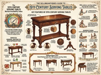 19th Century Serving Tables Guide Infographic