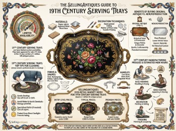 19th Century Serving Trays Guide Infographic