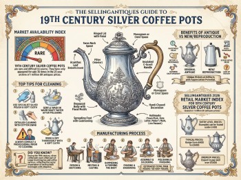 19th Century Silver Coffee Pots Guide Infographic