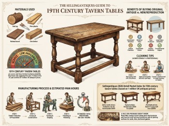 19th Century Tavern Tables Guide Infographic