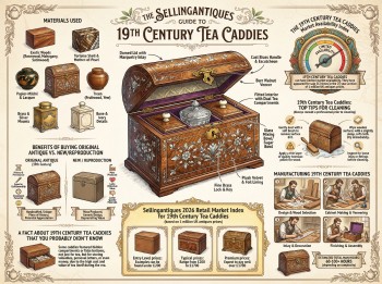 19th Century Tea Caddies Guide Infographic