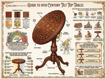 19th Century Tilt Top Tables Guide Infographic