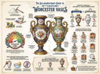 19th Century Worcester Vases Guide Infographic