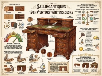 19th Century Writing Desks Guide Infographic